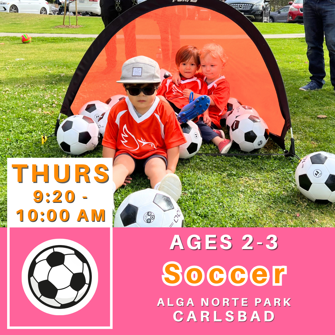 OFFLINE | Ages 2-3<br>Alga Norte, Carlsbad<br>8 Thursday Kids Soccer Camps