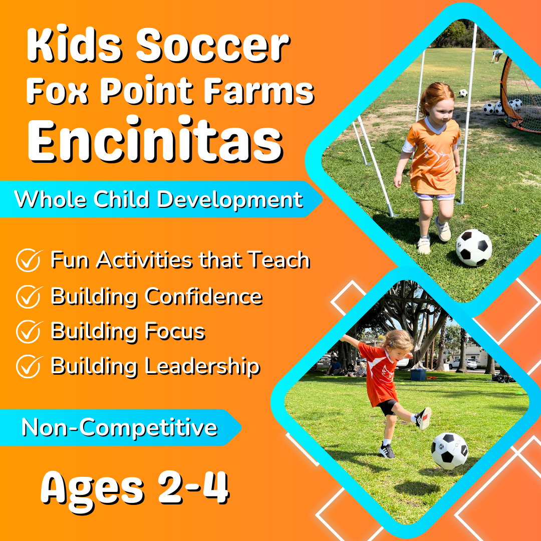 Kids Soccer at Fox Point Farms, Encinitas CA