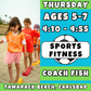 3/12 - 5/14 | Ages 5-7<br>Thursday Beach Sports<br>Tamarack Beach, Carlsbad<br>10 Total Spots