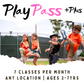 PlayPass +Plus<br>Ages 2-7yr | Kids Sports<br>Any Location, Day, Time<br>Ultimate Parent Freedom