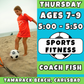 3/12 - 5/14 | Ages 7-9<br>Thursday Sports Fitness: Soccer<br>Tamarack Beach, Carlsbad<br>10 Total Spots