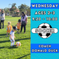 1/8 - 2/26 | Ages 2-3<br>Wednesday Kids Soccer<br>Laguna (Kelly) Park, Carlsbad