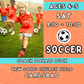 OFFLINE | Ages 4-5<br>New Song Church, Carlsbad<br>8 Saturday Kids Soccer Camp
