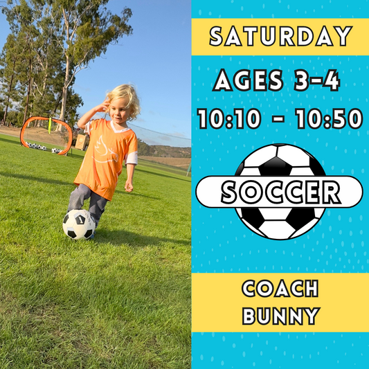 9/21 - 11/23 | Ages 2-3<br>Saturday Toddler Soccer<br>New Song Church, Carlsbad