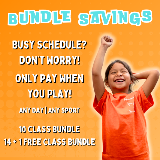 8 & 15 Class Bundle Pack<br>Toddler & Kids Sports Camps<br>Carlsbad, CA & Oceanside, CA