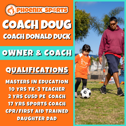 8/14 - 10/2 | Ages 3-4<br>Thursday Kids Soccer<br>Buccaneer Park, Oceanside<br>10 Total Spots