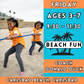 Coming in April | Ages 3-7<br>Friday Beach Activities<br>Frazee Beach, Carlsbad