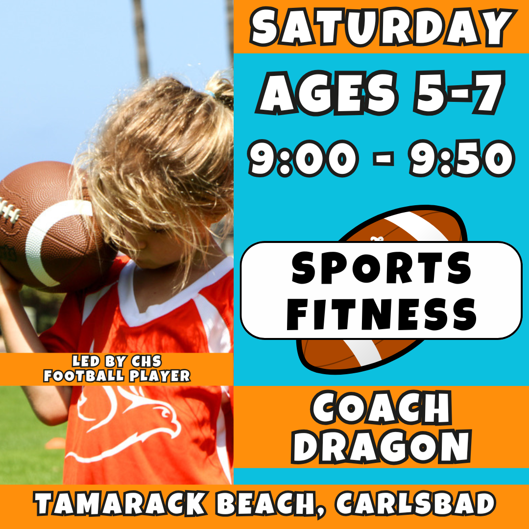 Sports Fitness: Beach Flag Football | Ages 5–9 | Tamarack Beach, Carlsbad