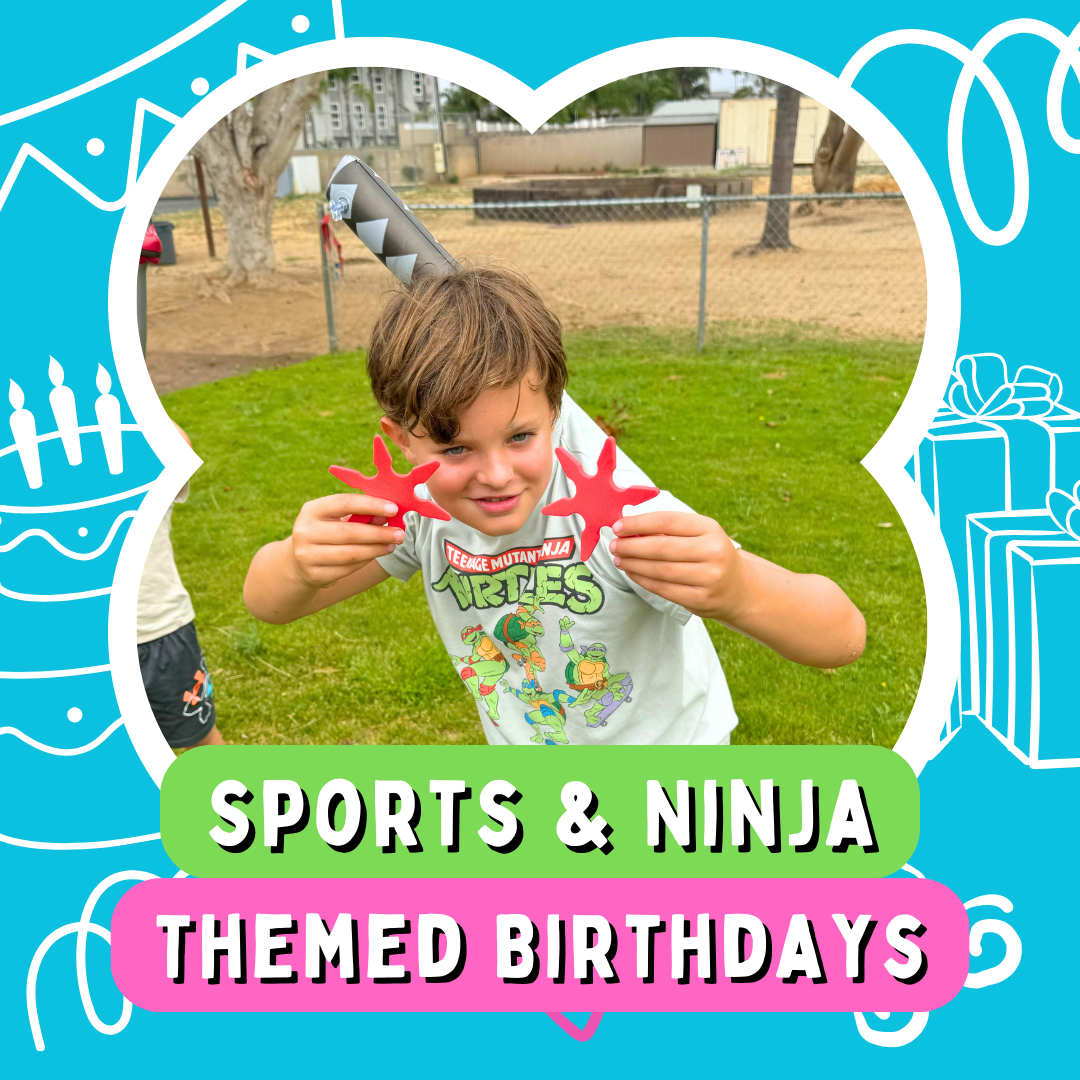 Sports & Ninja Birthdays<br>Exciting Activities for Kids<br>2 Packages | 1.5 Hours Time