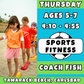 3/12 - 5/7 | Ages 5-7<br>Beach Soccer Fitness & Skills<br>Tamarack Beach, Carlsbad<br>10 Total Spots